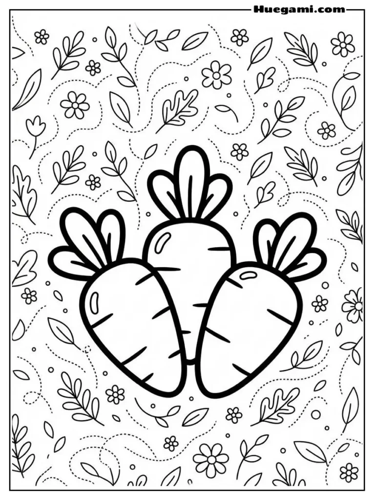 Three Simple And Adorable Carrots