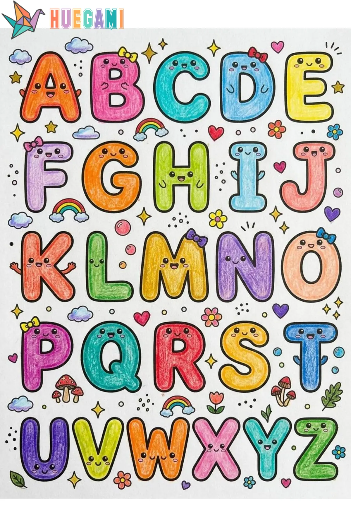 alphabet coloring sheets featured image