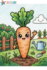 carrot coloring sheets featured image