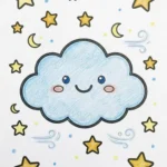 cloud coloring sheets featured image