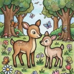 deer coloring sheets featured image