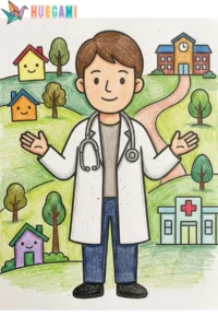 doctor coloring sheets featured image