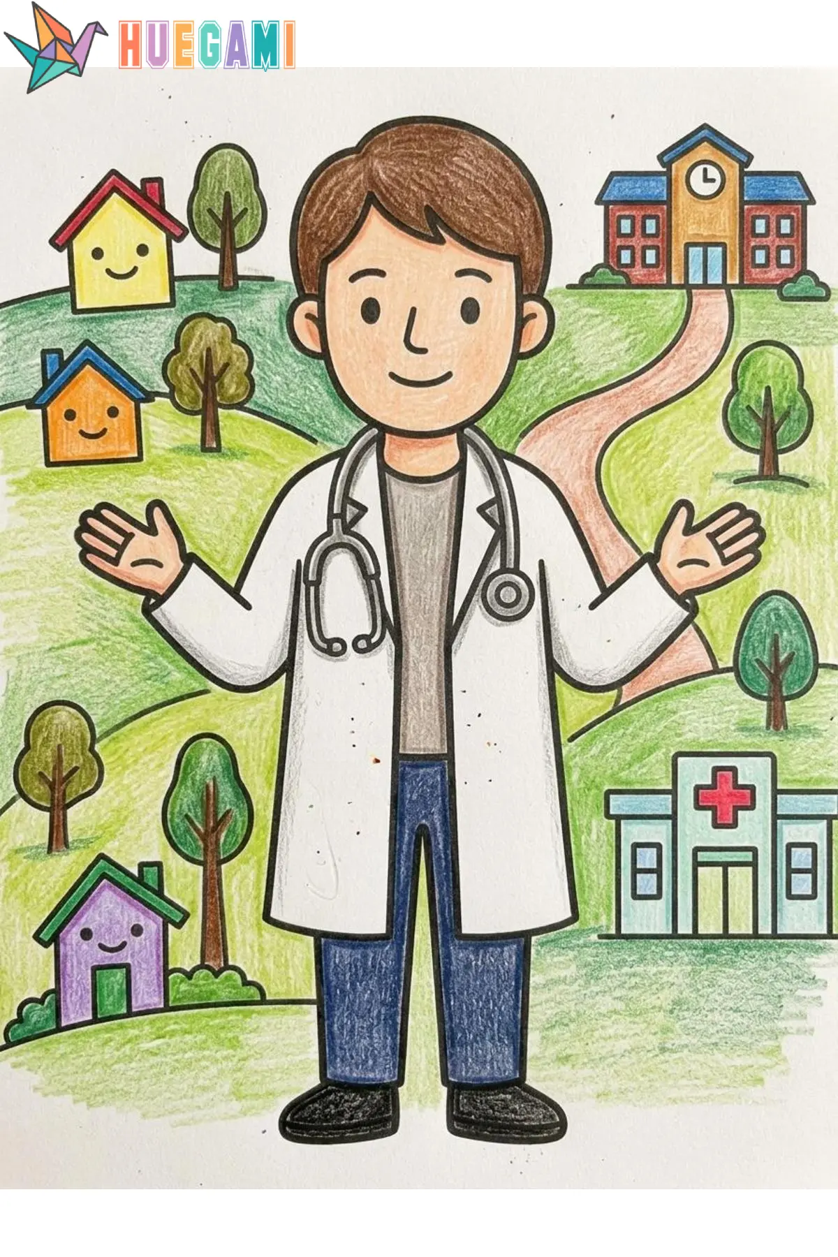 doctor coloring sheets featured image